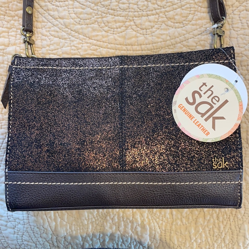 The Sak Iris Demi Clutch Teak Multi
